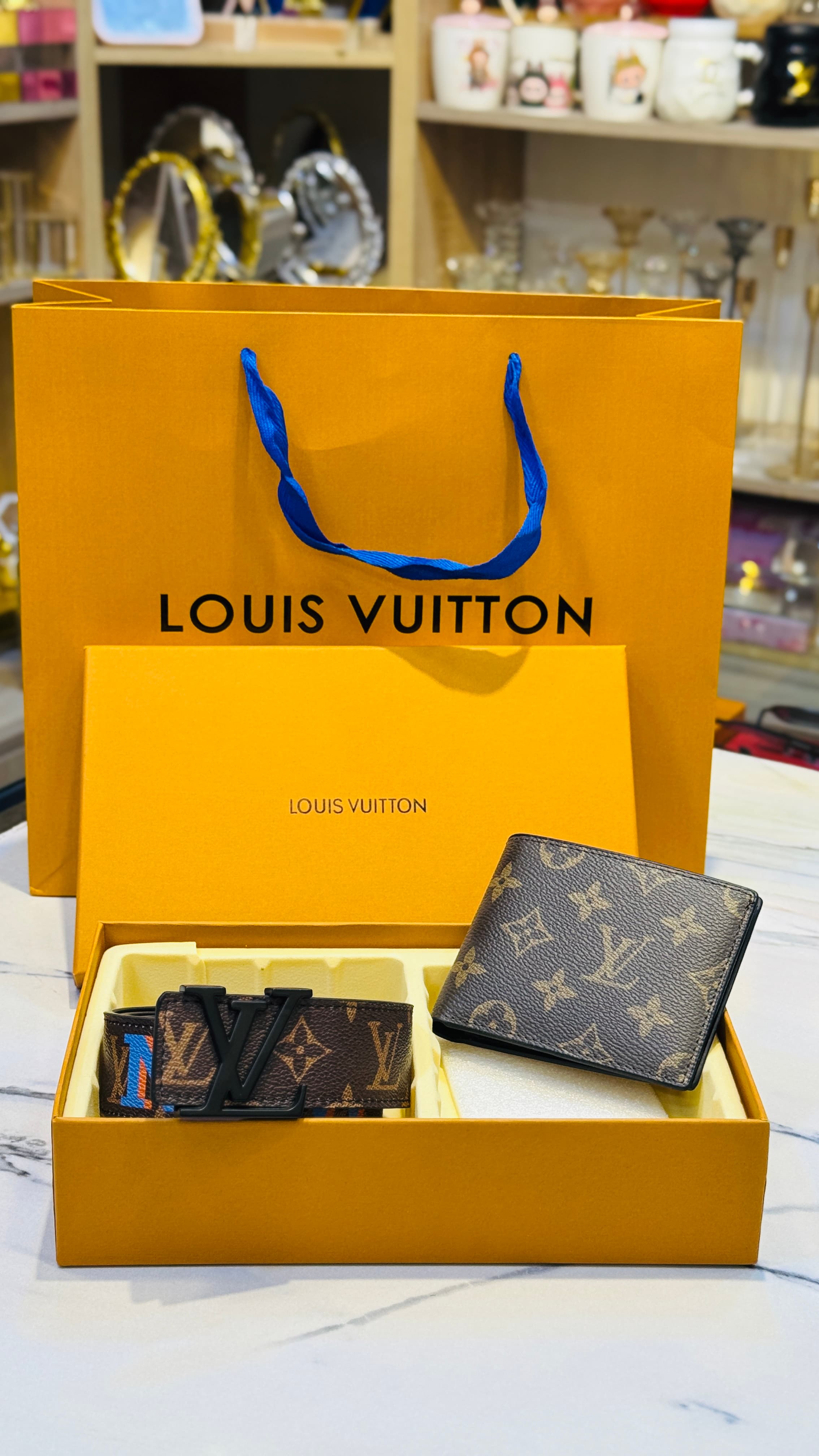 Portefeuille +ceinture lv1