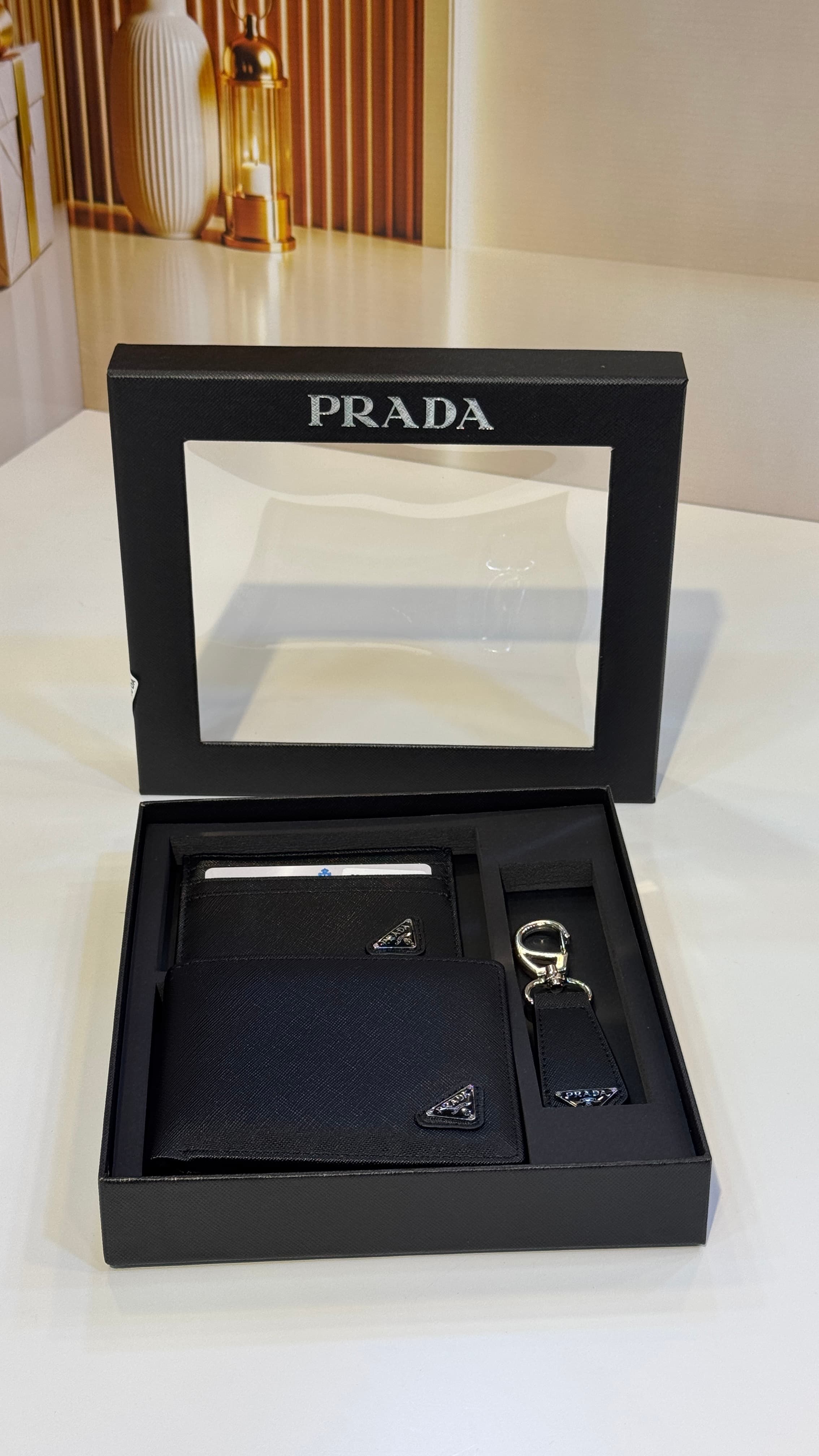 Portefeuille prada 3b